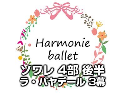 ソワレ 第4部 "ラ・バヤデール" 3幕